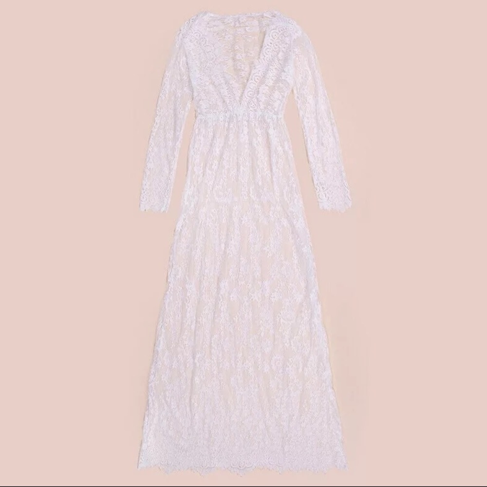 White lace maxi - Picture 2 of 7